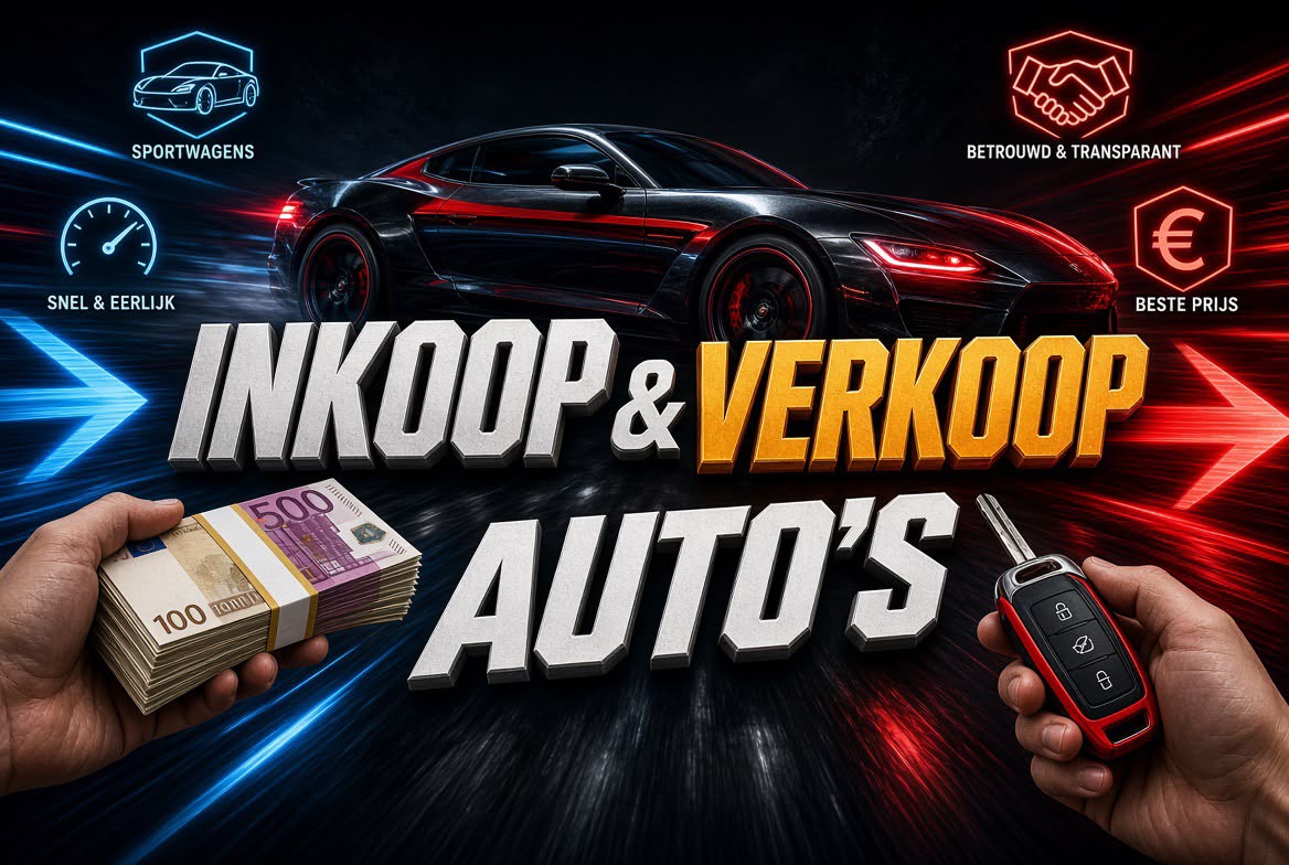Inkoop en verkoop van auto's: geld en autosleutel worden overhandigd